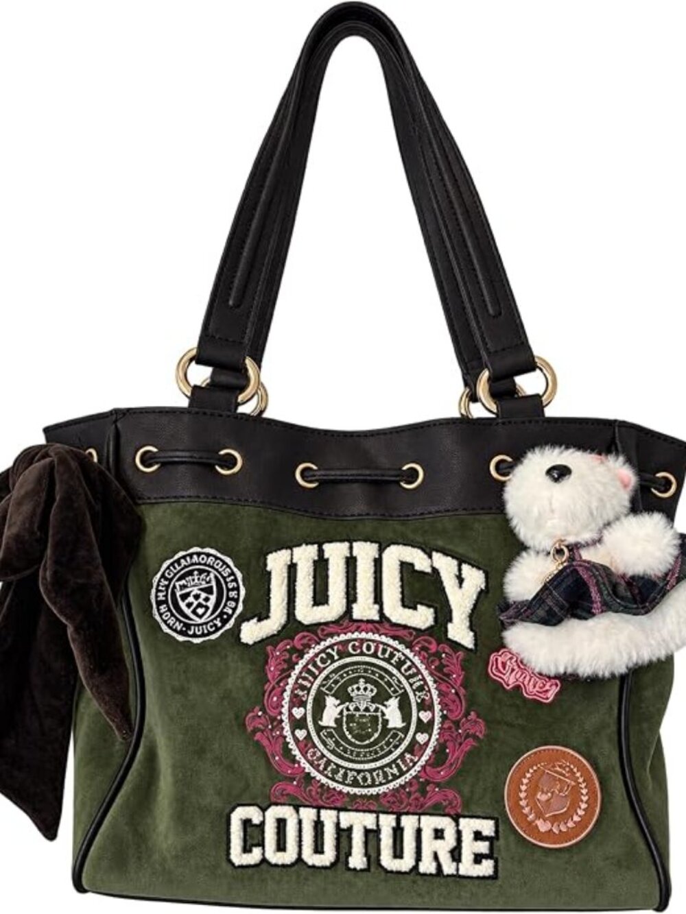 Juicy Couture Juicy Varsity Tote Super Greens